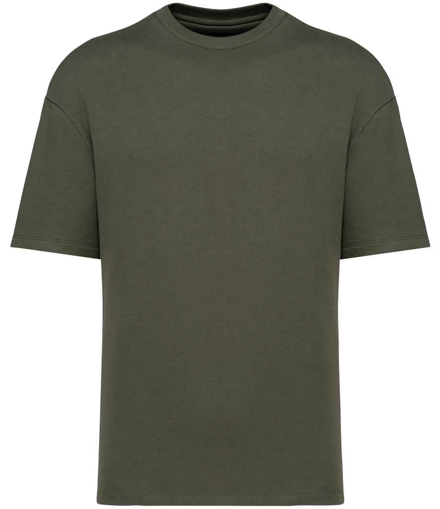 Native Spirit Unisex French Terry T-Shirt Khaki