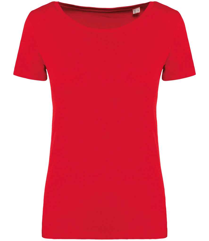 Native Spirit Ladies T-Shirt Poppy Red