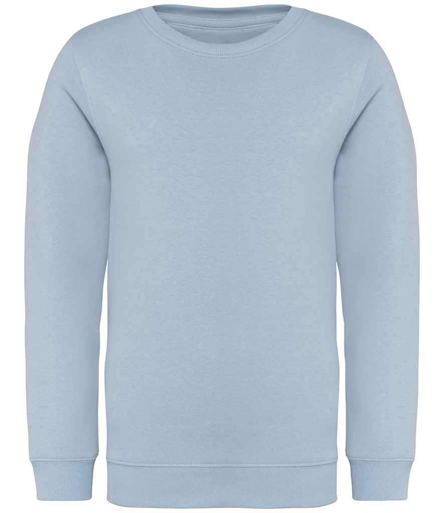 Native Spirit Kids Crew Neck Sweatshirt Aquamarine