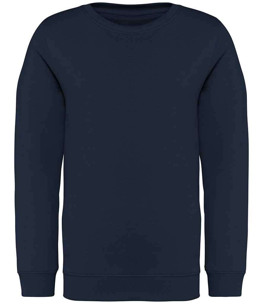 Native Spirit Kids Crew Neck Sweatshirt Navy
