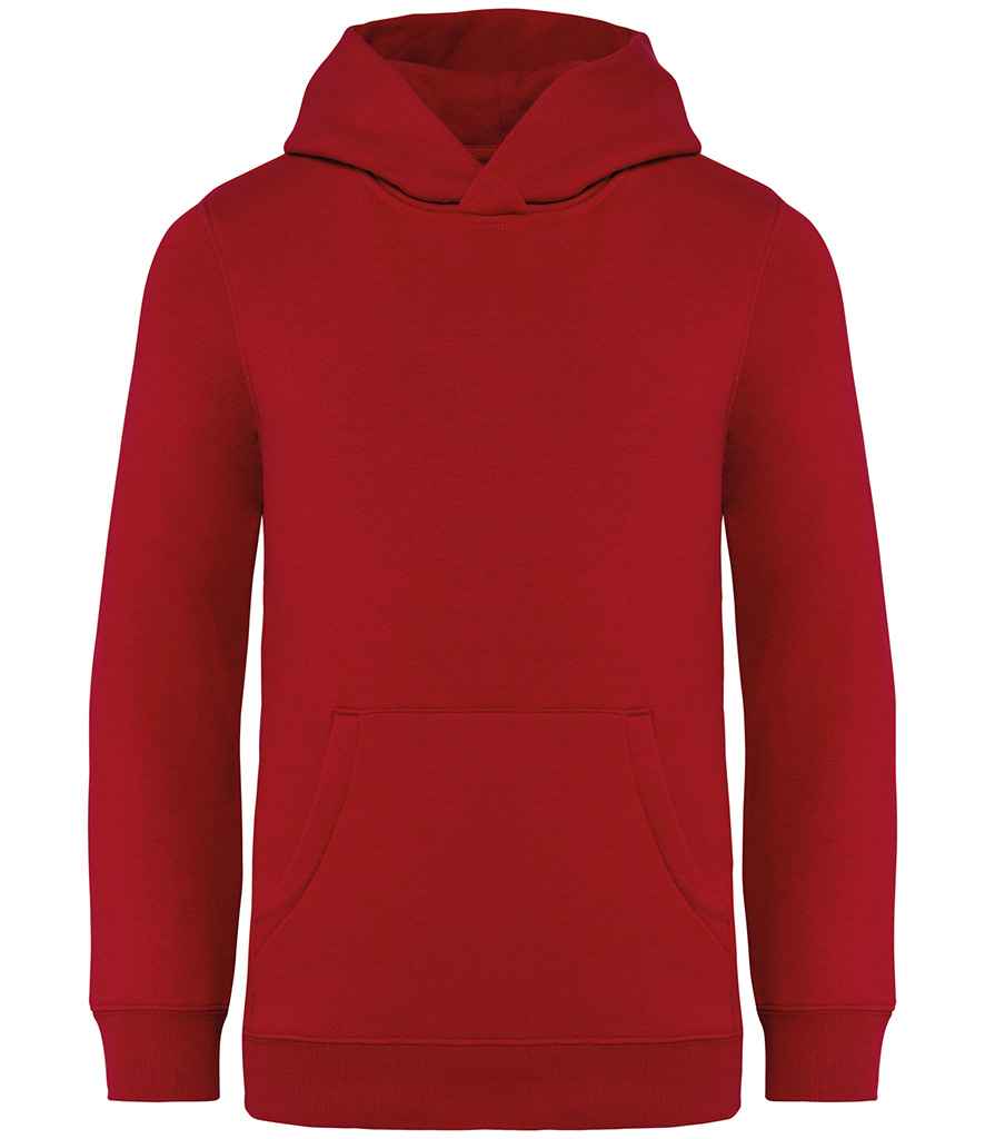 Native Spirit Kids Hooded Sweatshirt Hibiscus Red