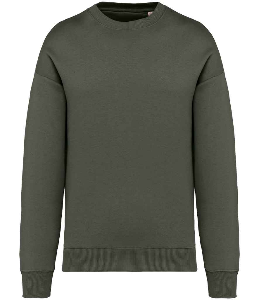 Native Spirit Unisex Oversized Sweatshirt | Organic Khaki Organic Khaki
