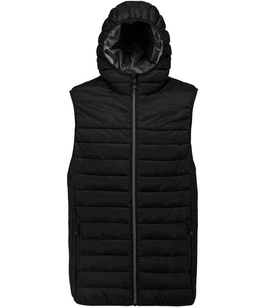 Proact Hooded Padded Bodywarmer Black