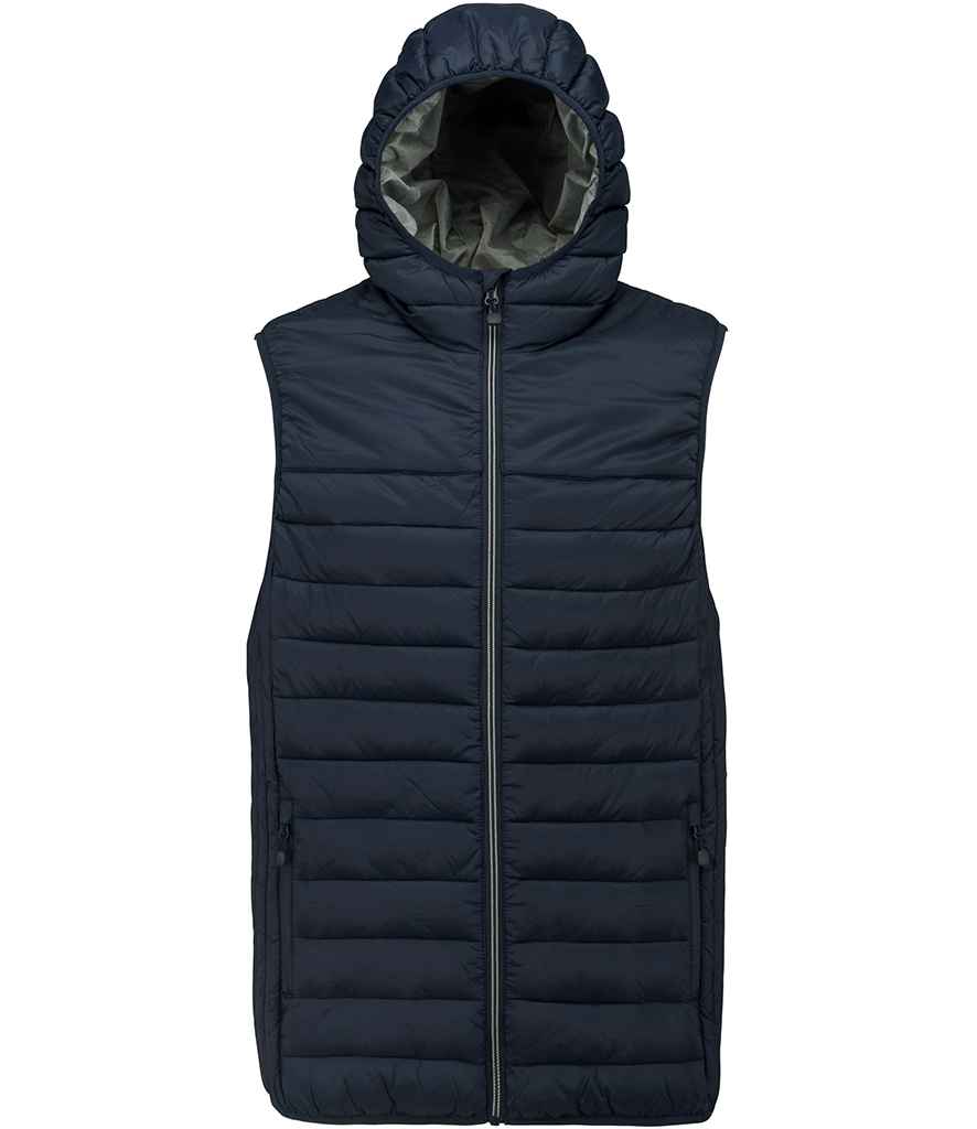Proact Hooded Padded Bodywarmer Navy
