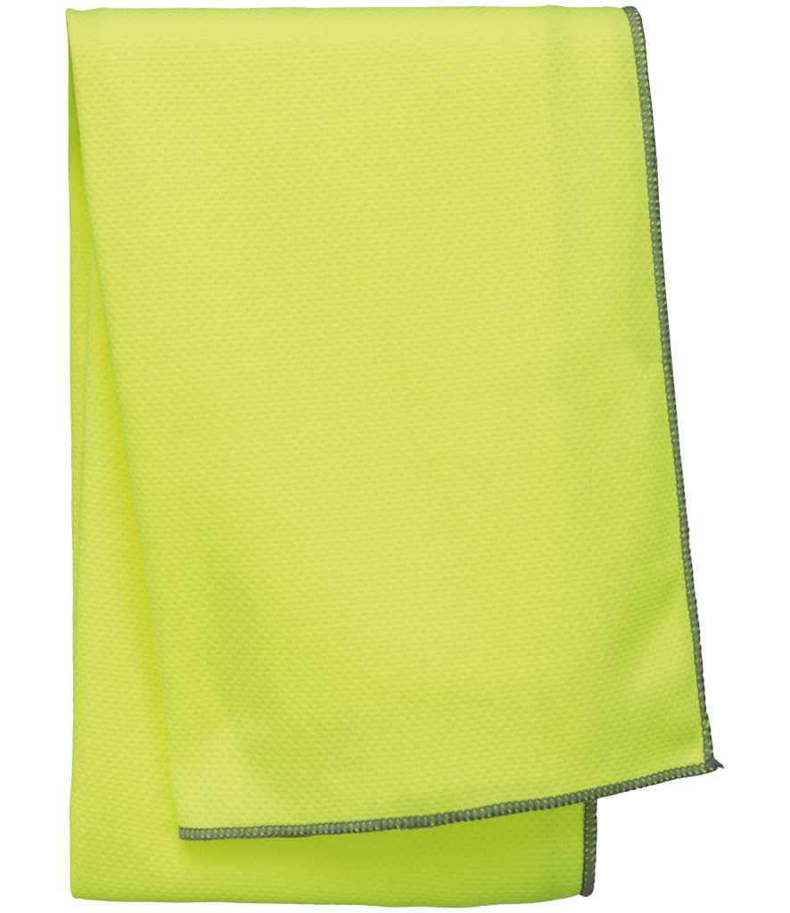 Proact Refreshing Sports Towel Fluorescent Yellow
