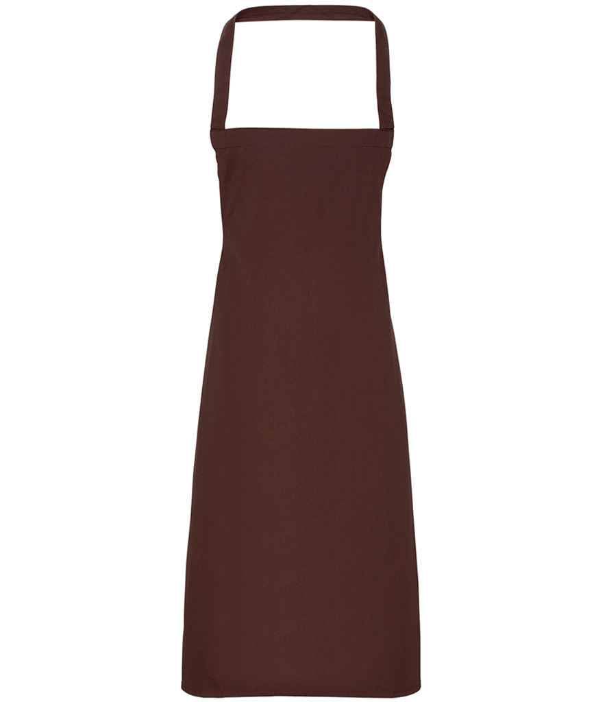 Premier Organic Cotton Bib Apron Brown