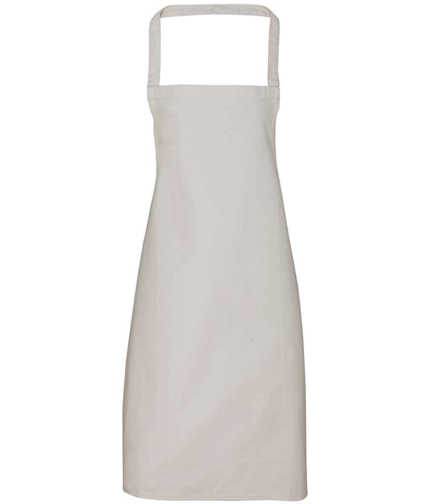 Premier Organic Cotton Bib Apron Natural
