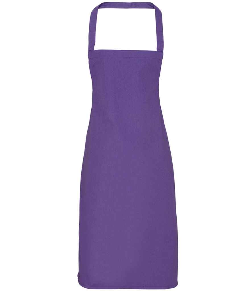 Premier Organic Cotton Bib Apron Purple