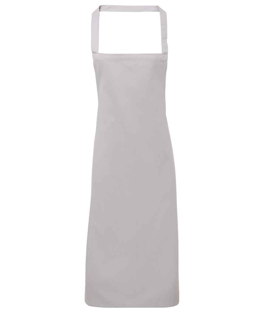 Premier Organic Cotton Bib Apron Silver