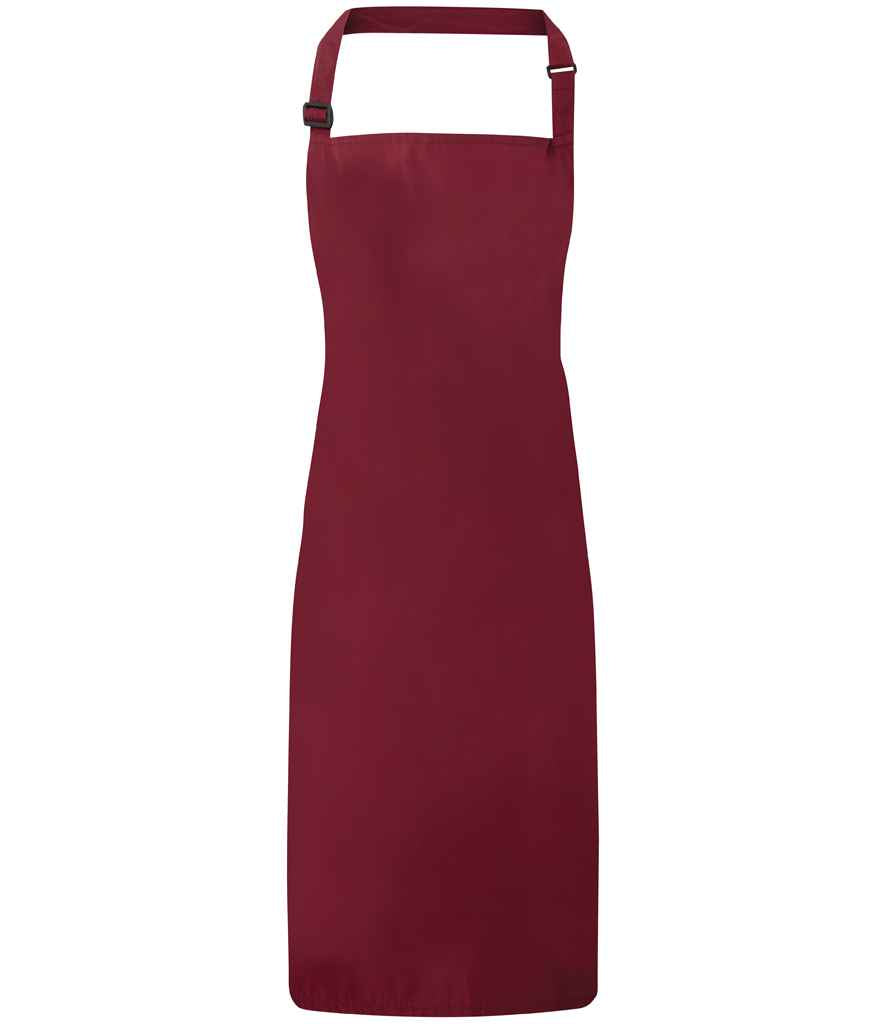Premier Waterproof Bib Apron Burgundy