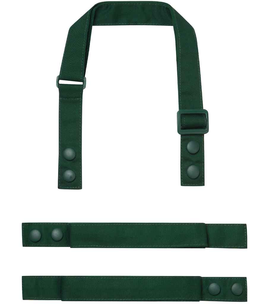 Premier Swap and Pop Customisable Apron Straps Bottle Green