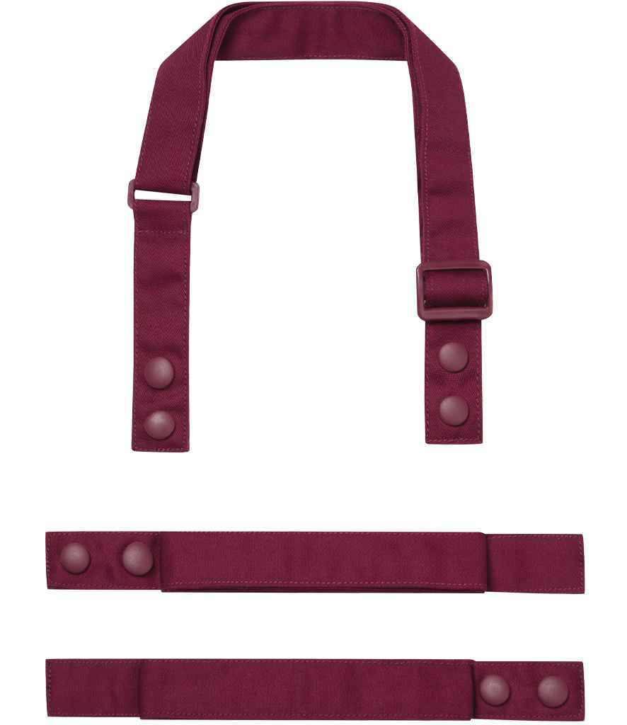 Premier Swap and Pop Customisable Apron Straps Burgundy