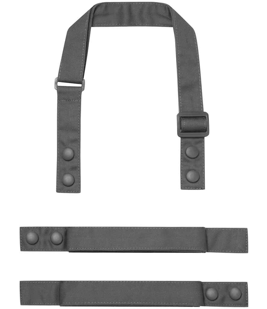 Premier Swap and Pop Customisable Apron Straps Dark Grey