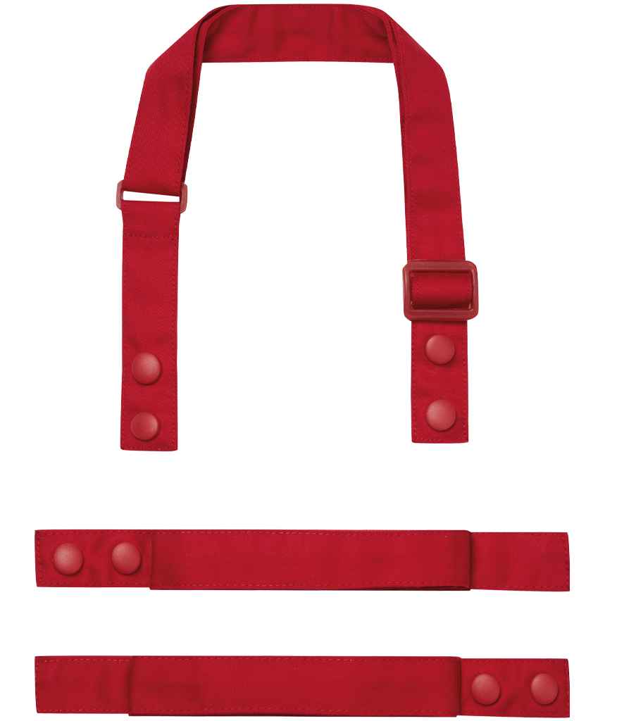 Premier Swap and Pop Customisable Apron Straps Red