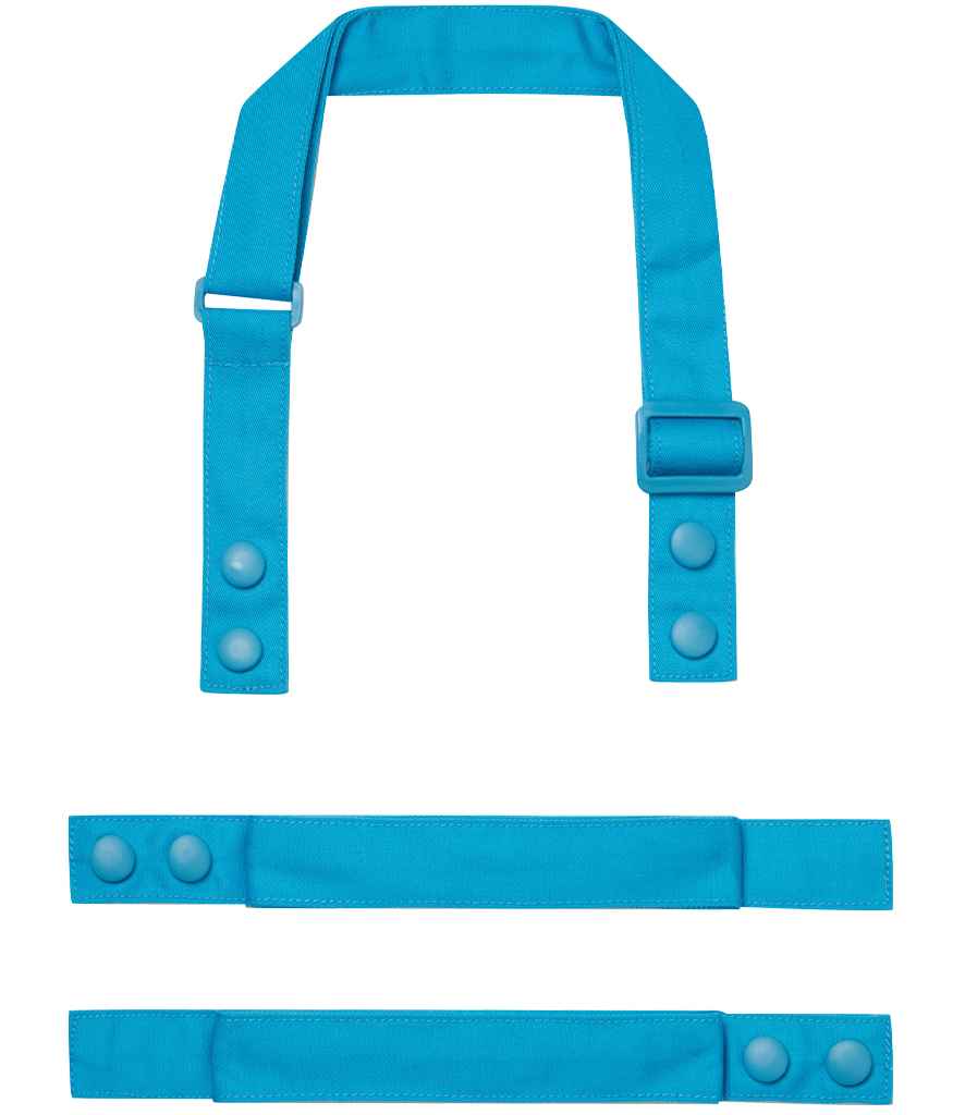 Premier Swap and Pop Customisable Apron Straps Turquoise Blue