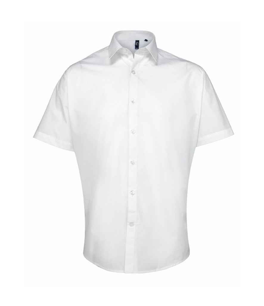 Premier Supreme Short Sleeve Poplin Shirt White