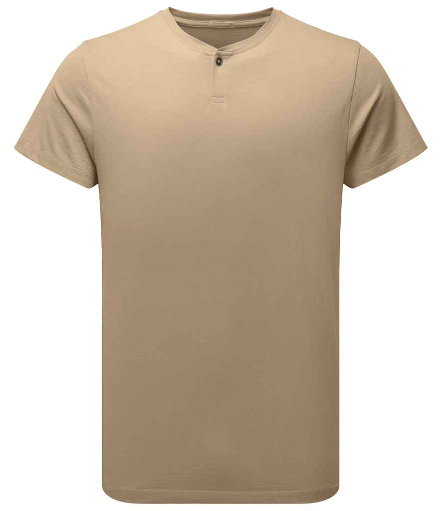 Premier Cotton Rich Comis T-Shirt Khaki