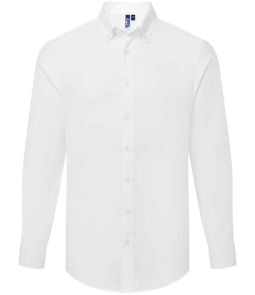 Premier Supreme Long Sleeve Oxford Shirt White