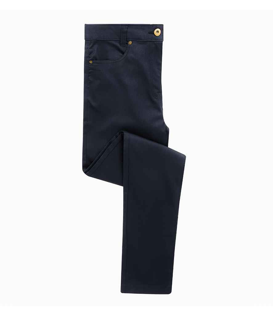 Premier Ladies Performance Chino Jeans Navy