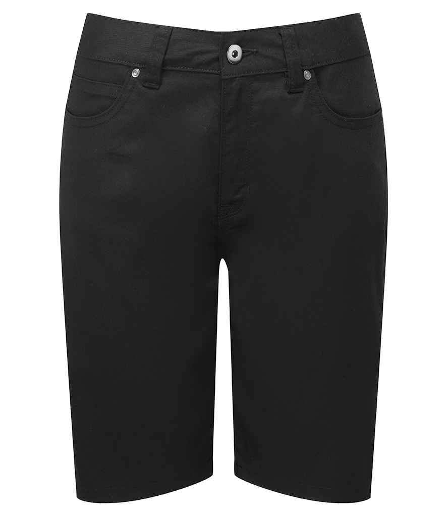 Premier Ladies Performance Chino Shorts Black