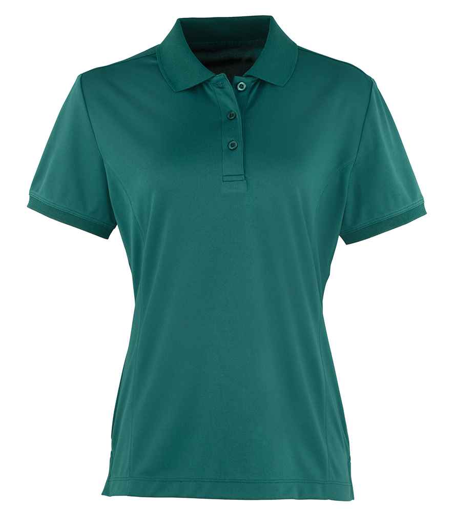 Premier Ladies Coolchecker® Piqué Polo Shirt Bottle Green