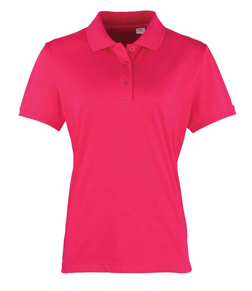 Premier Ladies Coolchecker® Piqué Polo Shirt Hot Pink