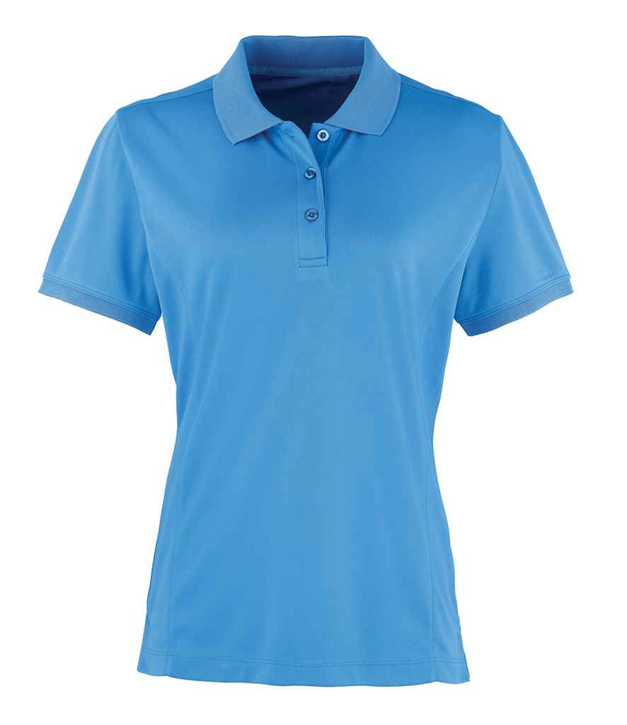 Premier Ladies Coolchecker® Piqué Polo Shirt Sapphire Blue