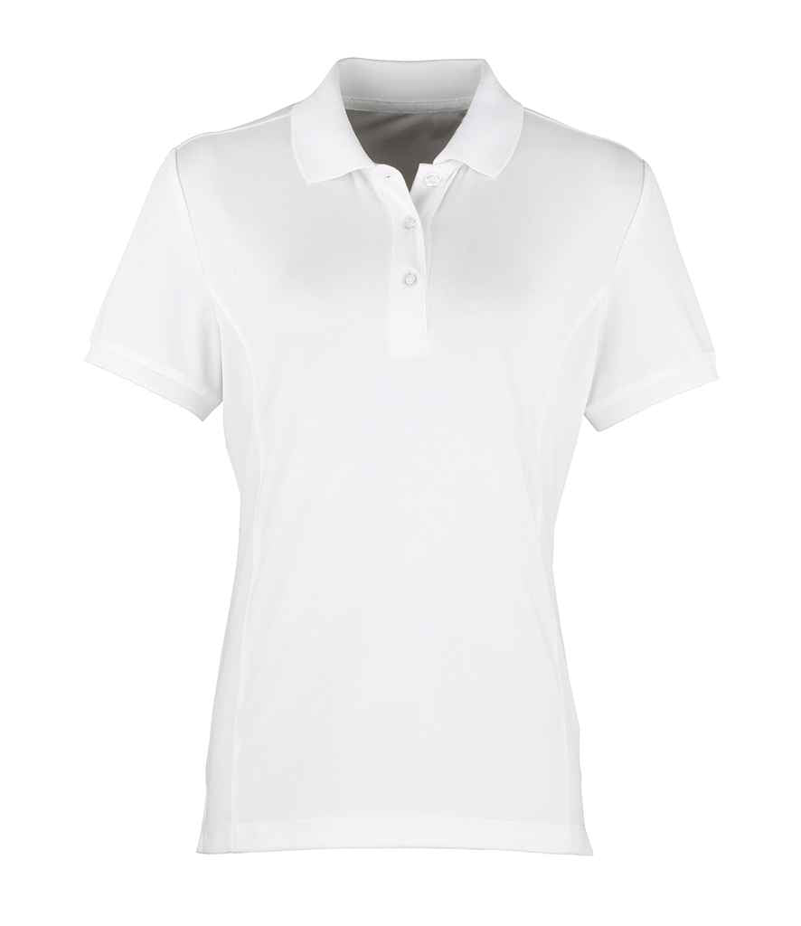 Premier Ladies Coolchecker® Piqué Polo Shirt White