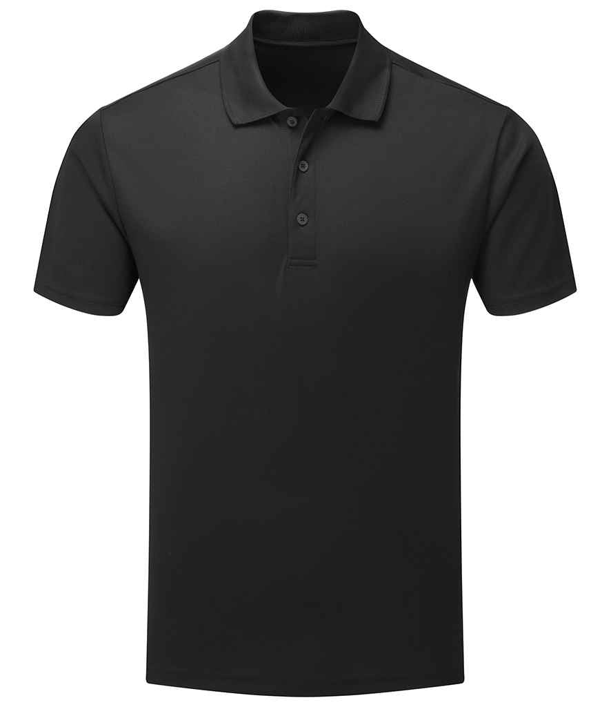 Premier Spun Dyed Recycled Polo Shirt Black