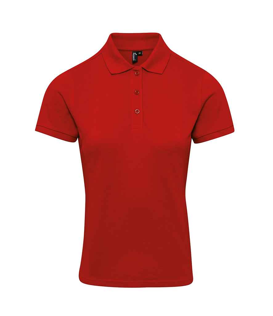 Premier Ladies Coolchecker® Plus Piqué Polo Shirt Red