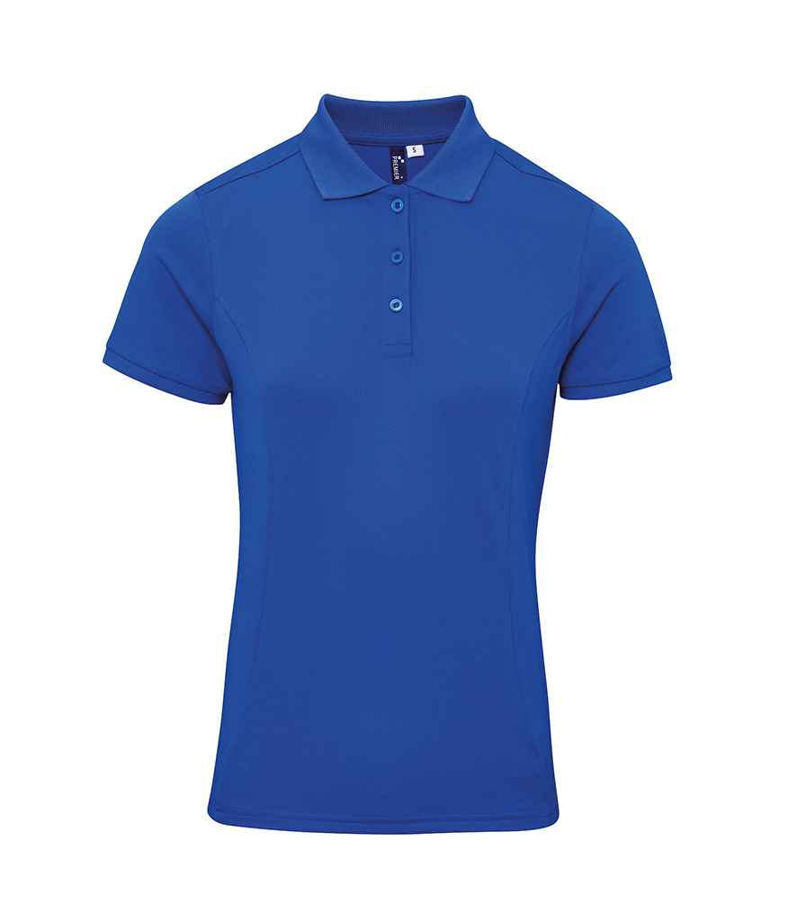 Premier Ladies Coolchecker® Plus Piqué Polo Shirt Royal Blue