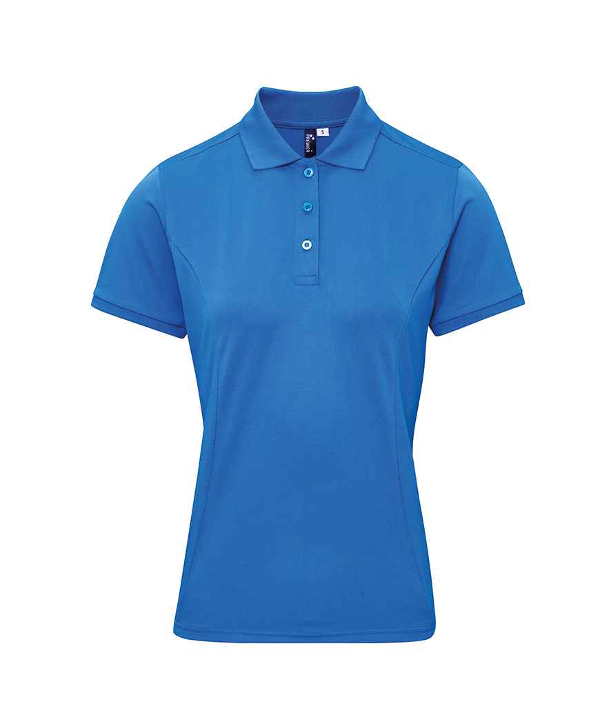 Premier Ladies Coolchecker® Plus Piqué Polo Shirt Sapphire Blue