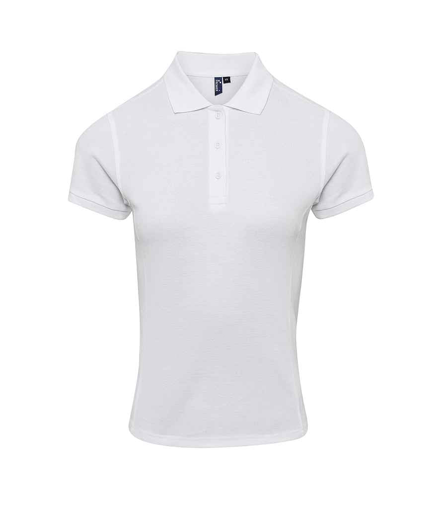 Premier Ladies Coolchecker® Plus Piqué Polo Shirt White