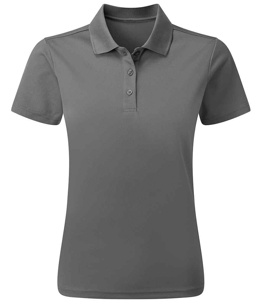 Premier Ladies Spun Dyed Recycled Polo Shirt Dark Grey