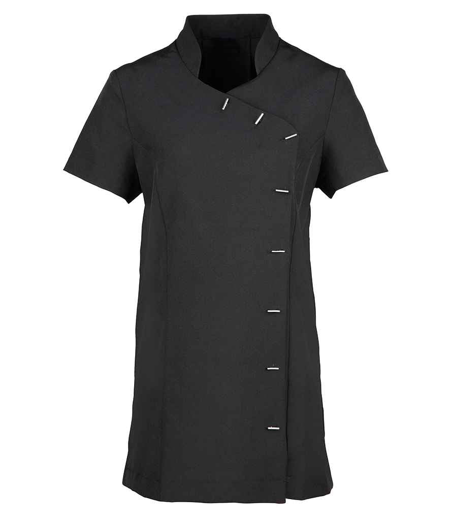 Premier Ladies Orchid Short Sleeve Tunic Black