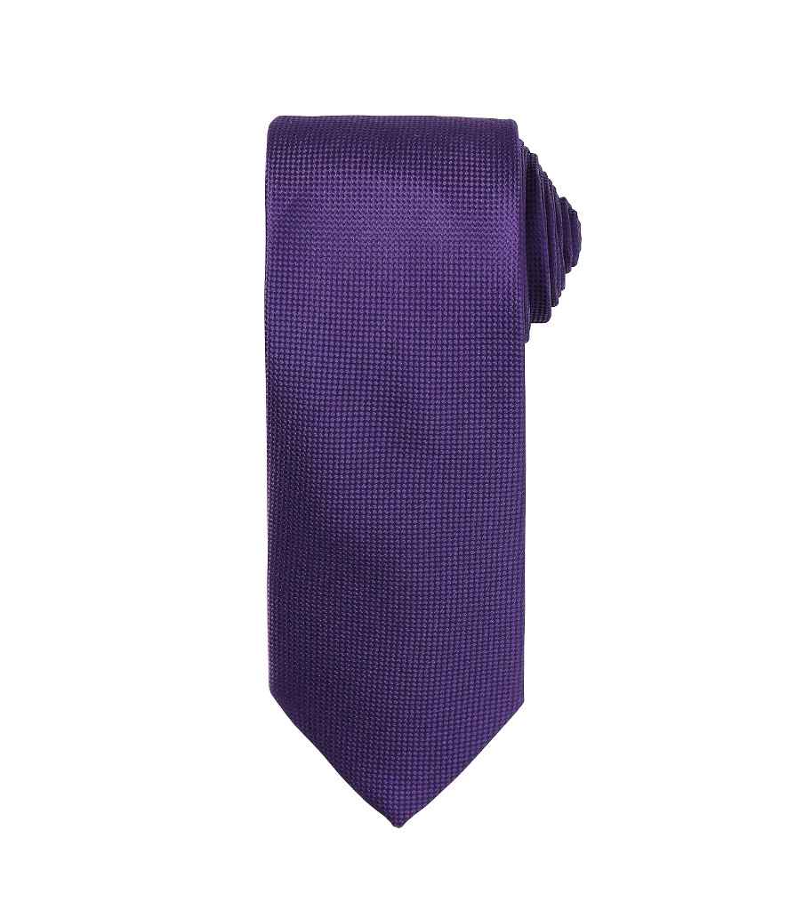 Premier Micro Waffle Tie Purple