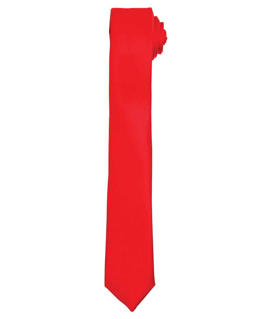 Premier Slim Tie Red