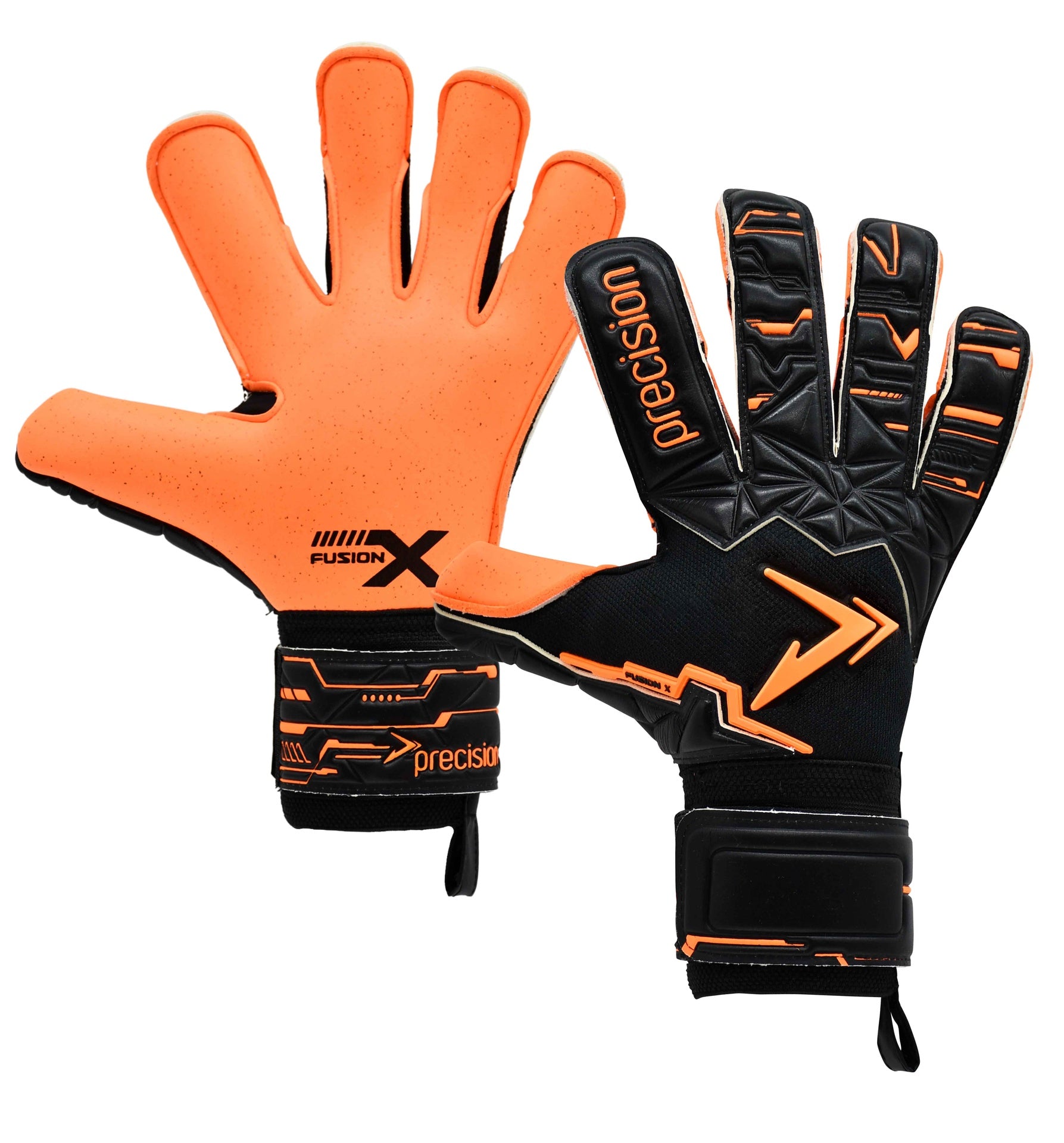 Precision Junior Fusion X Pro Surround Quartz Goalkeeper Gloves - Lancashire Teamwear