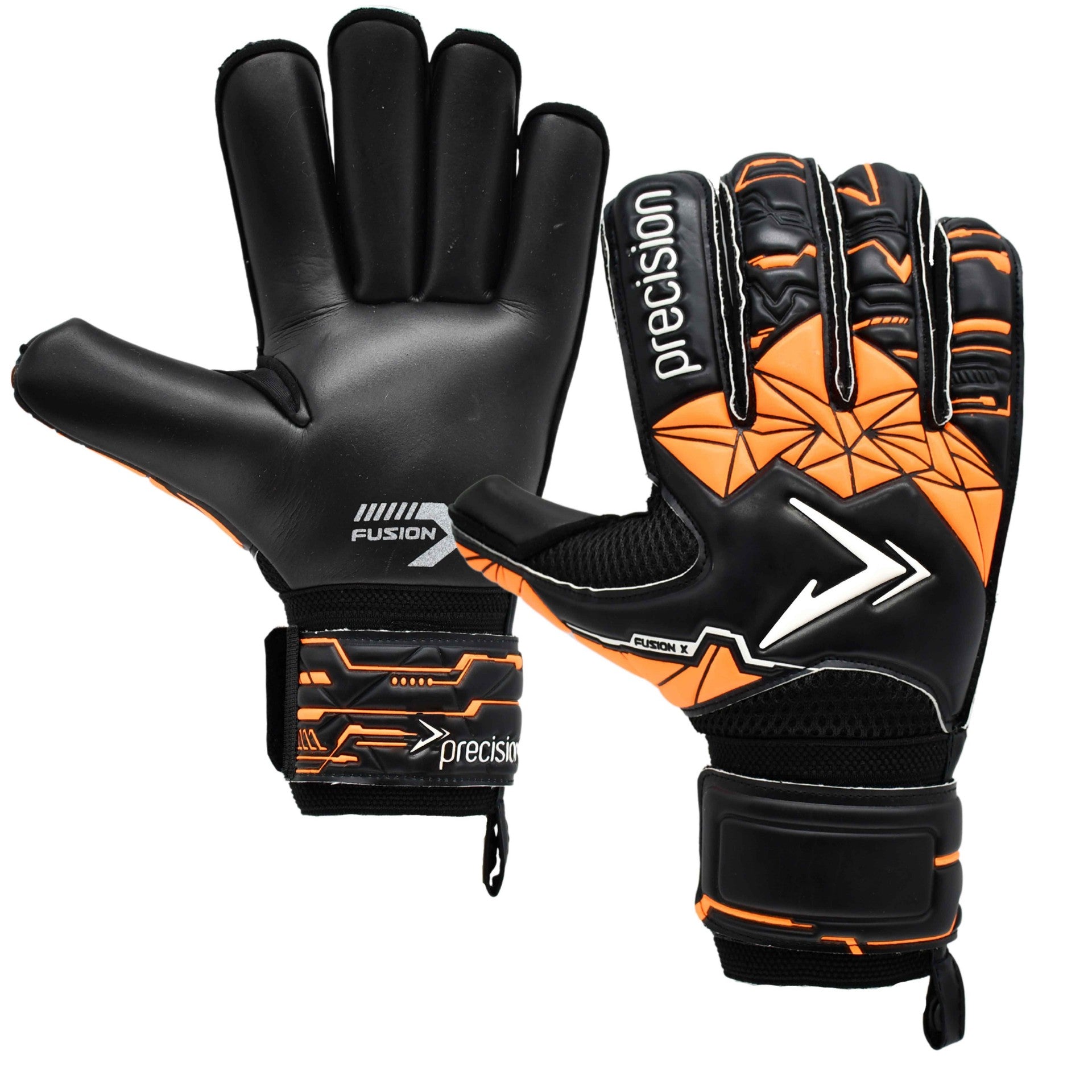 Precision Fusion X Roll Finger Protect Goalkeeper Gloves - Lancashire Teamwear