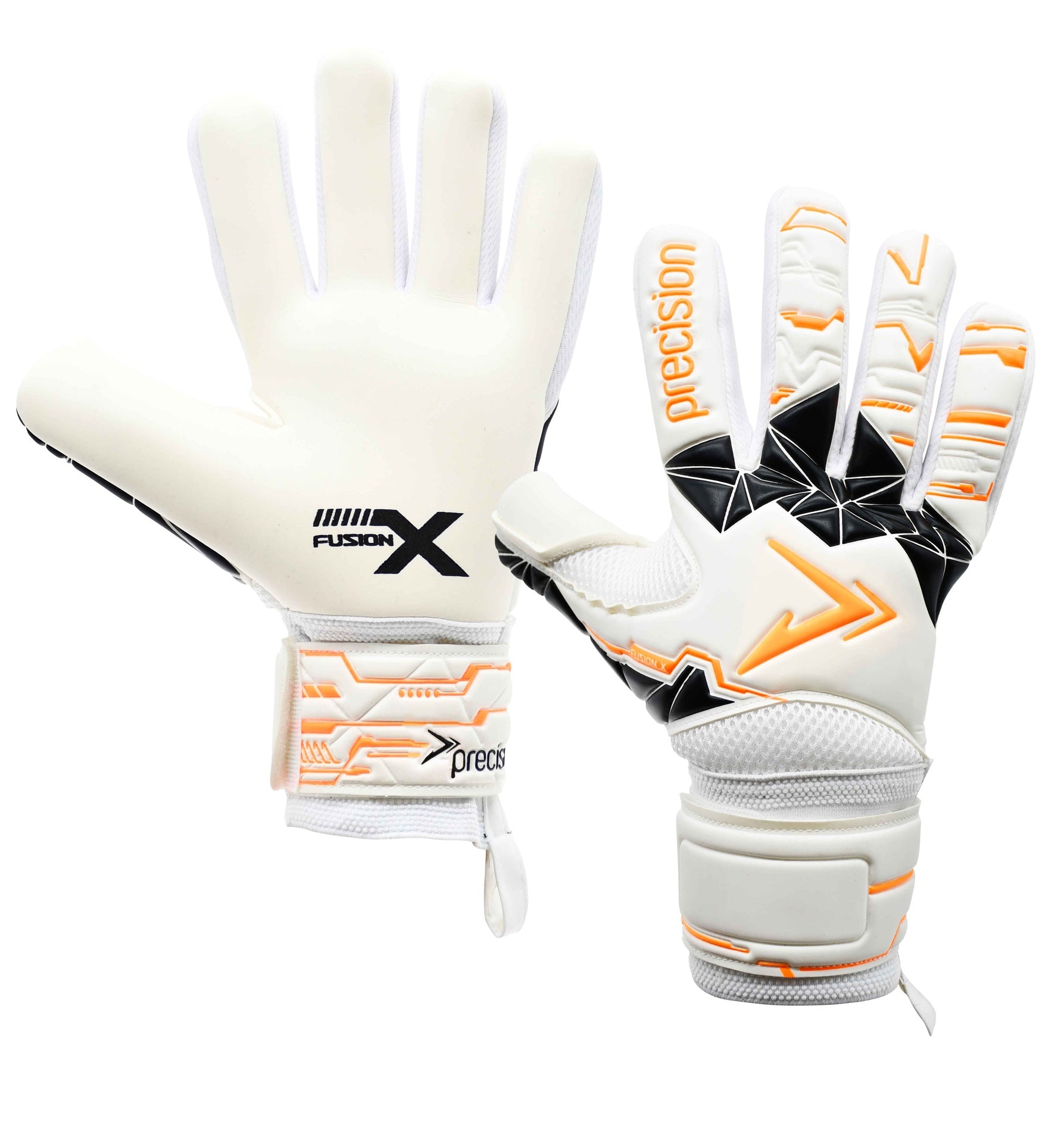 Precision Junior Fusion X Negative Replica Goalkeeper Gloves - Lancashire Teamwear