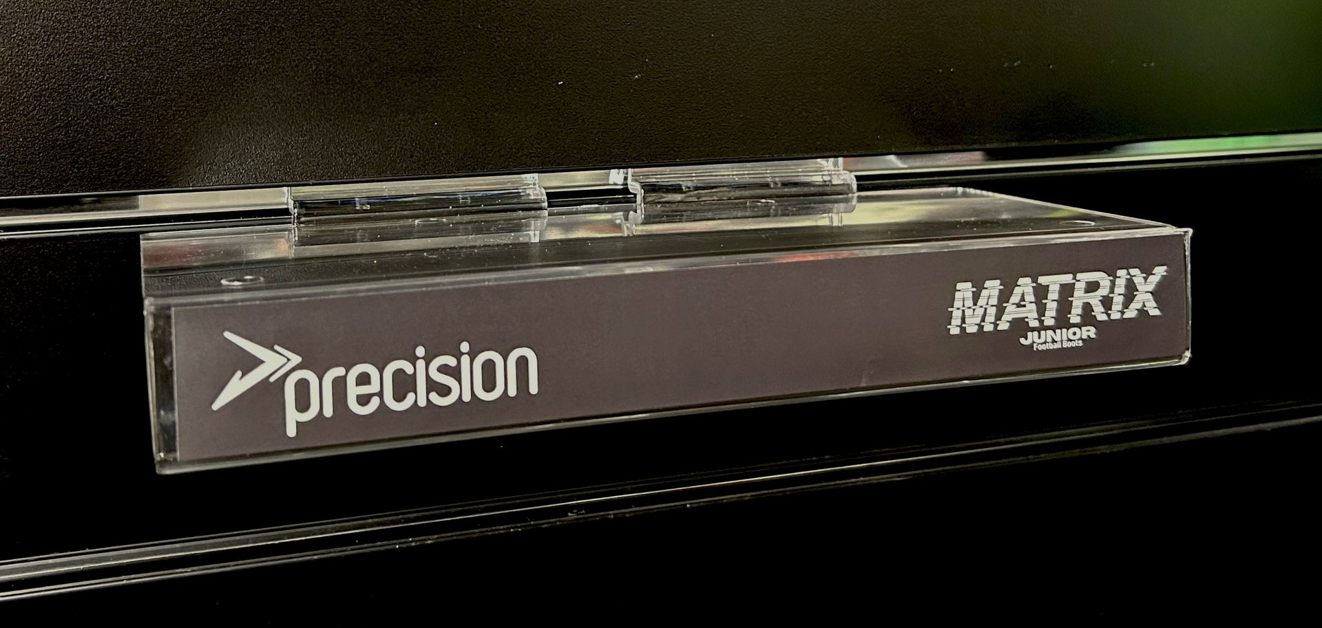 Precision Matrix Junior Football Boot POS Shelf - Lancashire Teamwear