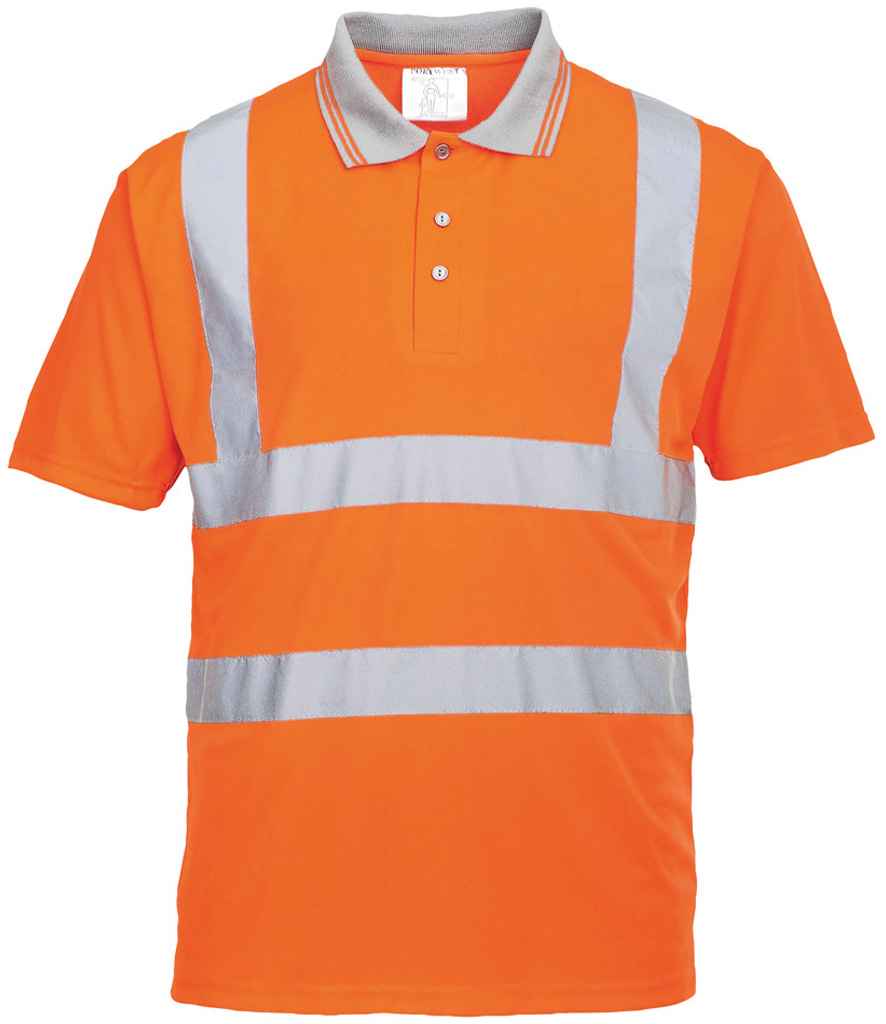 Portwest Hi-Vis Polo Shirt Orange