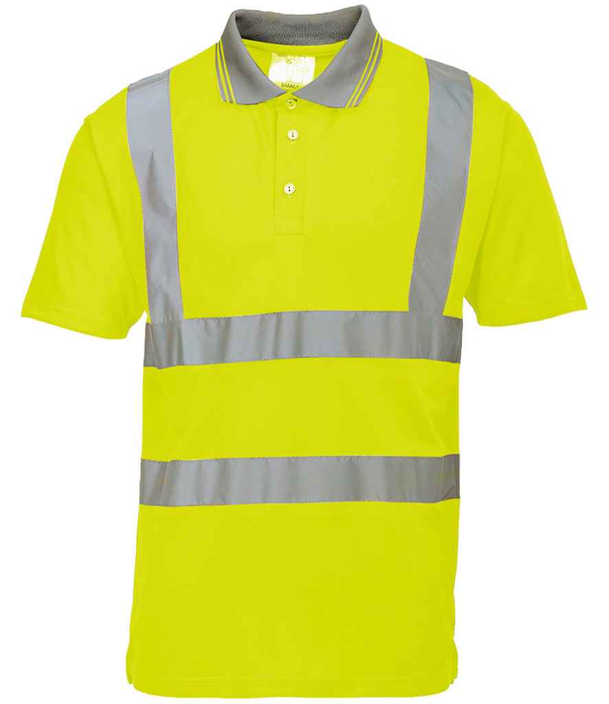 Portwest Hi-Vis Polo Shirt Yellow