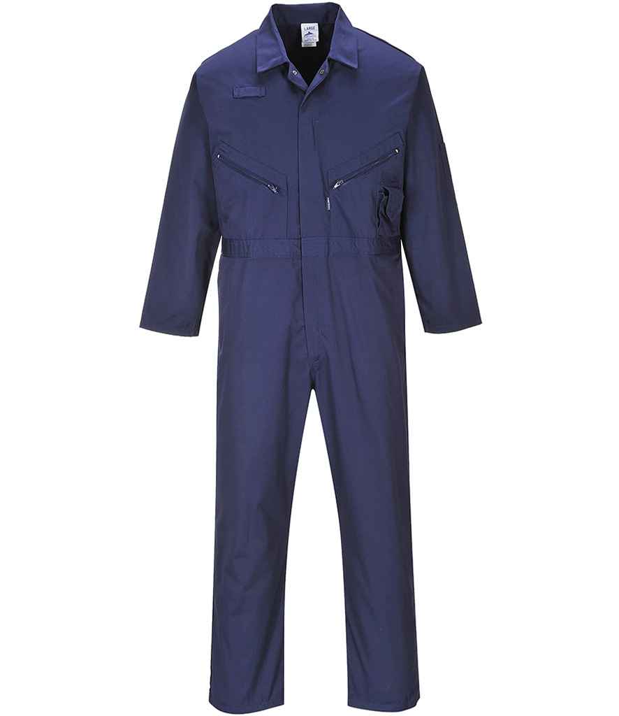Portwest Liverpool Zip Coverall Navy