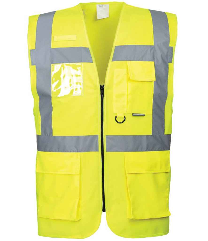 Portwest Hi-Vis Executive Vest Yellow