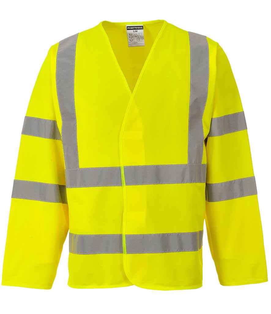 Portwest Hi-Vis Two Band and Braces Jacket Yellow