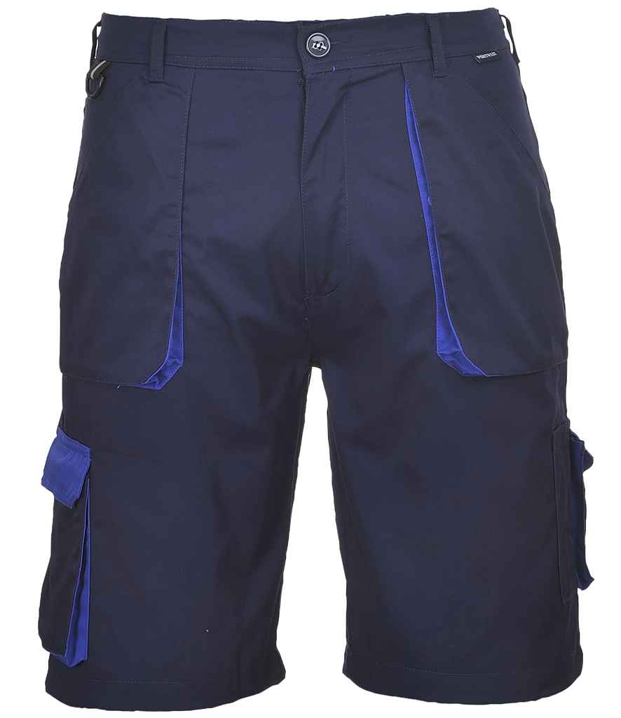 Portwest Texo Contrast Shorts | Navy - Lancashire Teamwear