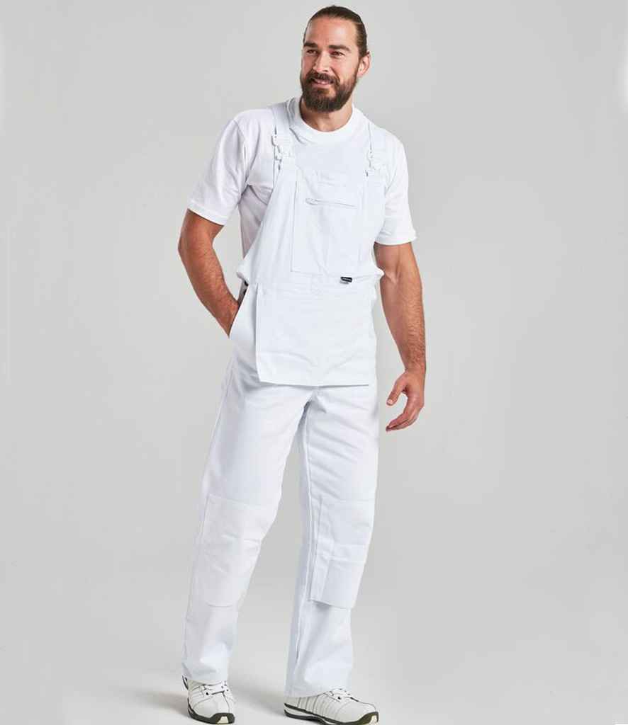 Portwest Bolton Painters Bib N Brace | White Coverall - Lancashire Teamwear