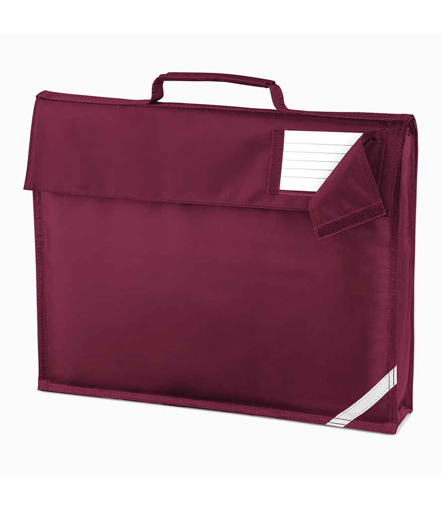 Quadra Junior Book Bag Burgundy