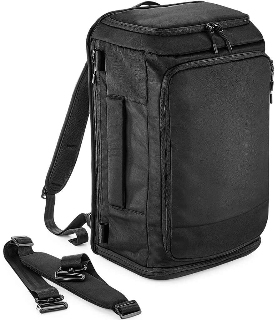 Quadra Pitch Black 72 Hour Weekender | Black Bag - Lancashire Teamwear